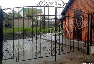 Кованые ворота в стиле классического прованса - фото 43