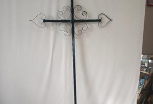 Лютеранский (католический) крест с волютами и навершиями - фото 6