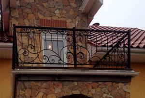 Балкон кованый в стиле Неоклассицизм с балясинами - фото 18