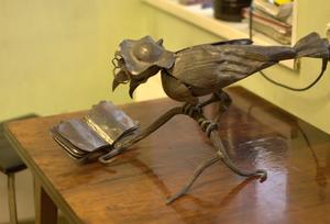 Кованая скульптура №4 Ворона с книгой - фото 17