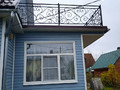 Балкон кованый в стиле Минимализм для мансарды - фото