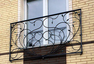 Балкон кованый французский в стиле Минимализм - фото 2