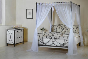 Кованая кровать с балдахином арт. 9 - фото 52