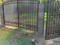 Кованые ворота в стиле Минимализм - фото