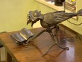 Кованая скульптура №4 Ворона с книгой - фото