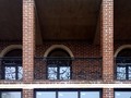 Балкон кованый с вензелями и растительным орнаментом - фото