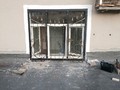 Кованая решетка на окно в стиле Югендстиль - фото