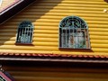 Кованая решетка на окно арочная в стиле Неоклассицизм - фото